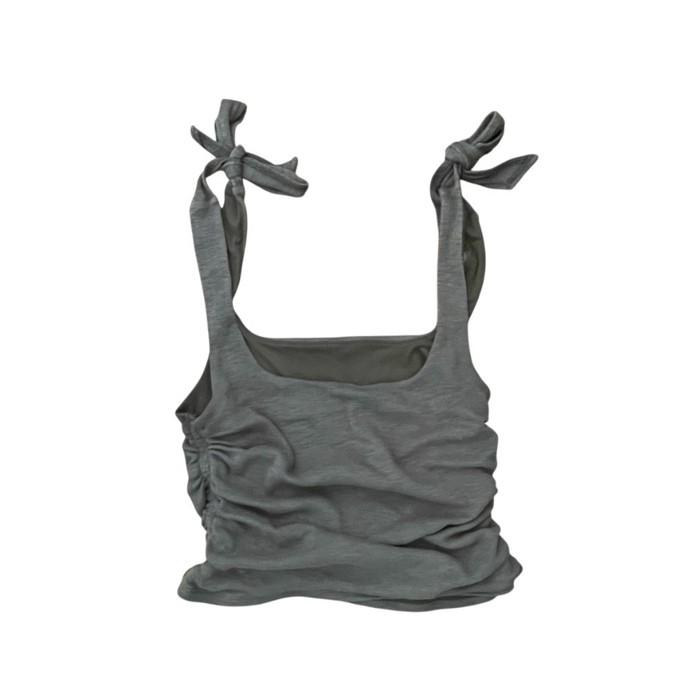 Free People Boulevard Tank Ruched Tie Strap - Picture 3 of 8